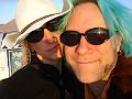 Christy and TradeMark arrive at Burning Man 2005, closer